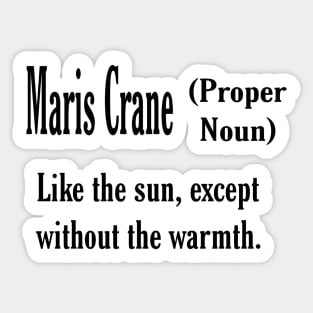 Defining Maris Sticker